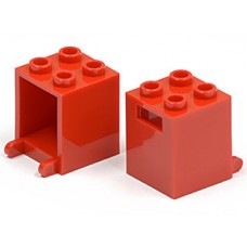 Part 4345 Red Container, Box 2 x 2 x 2 